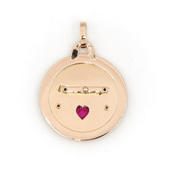 Pendentif Or jaune Rubis - Castafiore