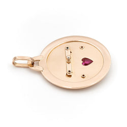 Pendentif Or jaune Rubis - Castafiore