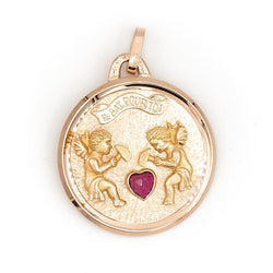 Pendentif Or jaune Rubis - Castafiore