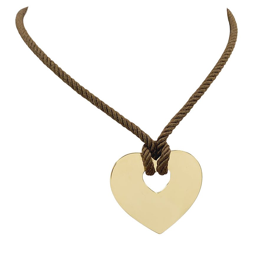 Pendentif Poiray, "Coeur Secret", or jaune - Castafiore