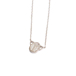 Pendentif scarabée CARTIER or blanc et diamants avec sa chaîne - Castafiore