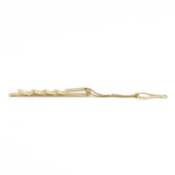 Pince à cravate CHIMENTO en 3 ors pavé diamants - Castafiore