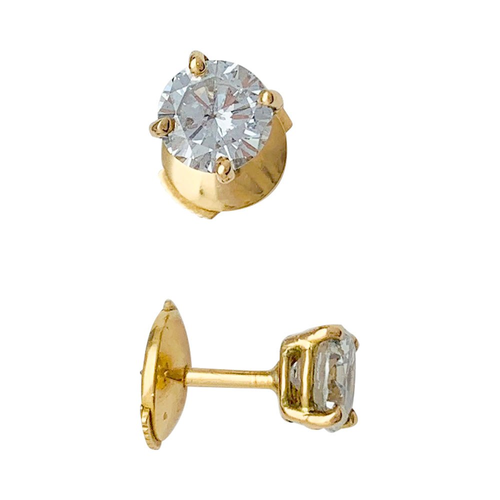 Puces d'oreilles diamants - Castafiore