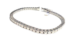 PULSERA RIVIERE de ORO 18 kts de DISEÑO CONTEMPORÁNEO y DIAMANTES - Castafiore