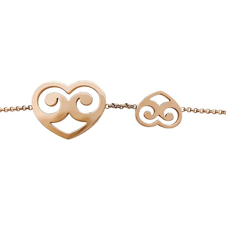 Sautoir CHOPARD, "Coeur Happy Diamonds", or rose - Castafiore