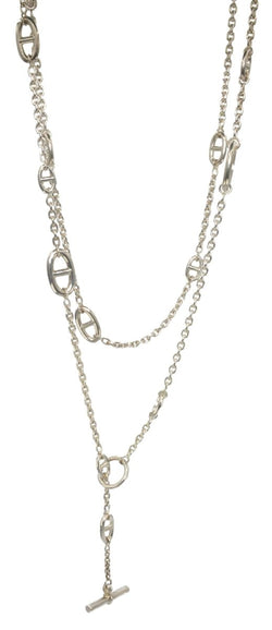 Sautoir en argent Hermès modèle Farandole - Castafiore