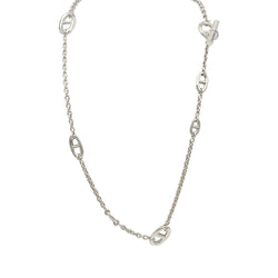 Sautoir Hermès,"Farandole", argent - Castafiore