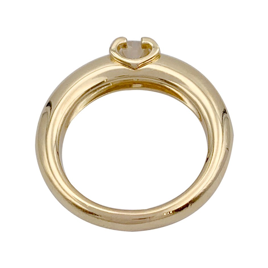 Solitaire Cartier, "Louis Cartier", or jaune, diamant - Castafiore