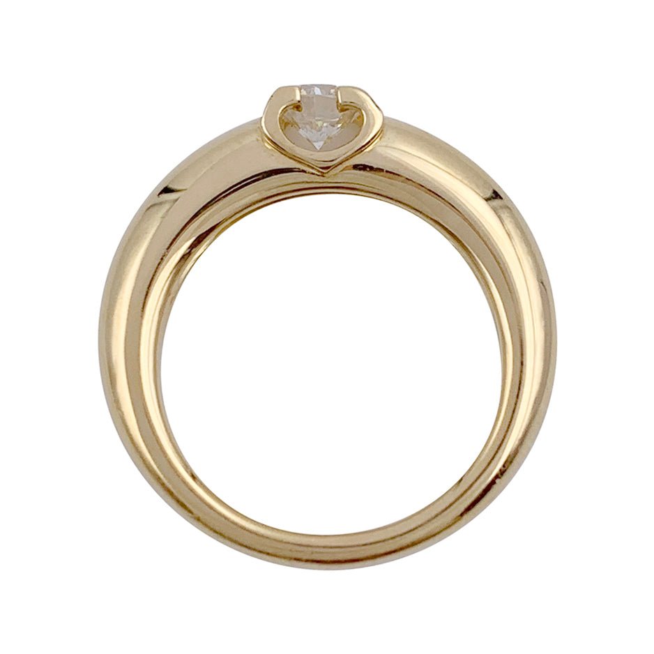 Solitaire Cartier, "Louis Cartier", or jaune, diamant - Castafiore