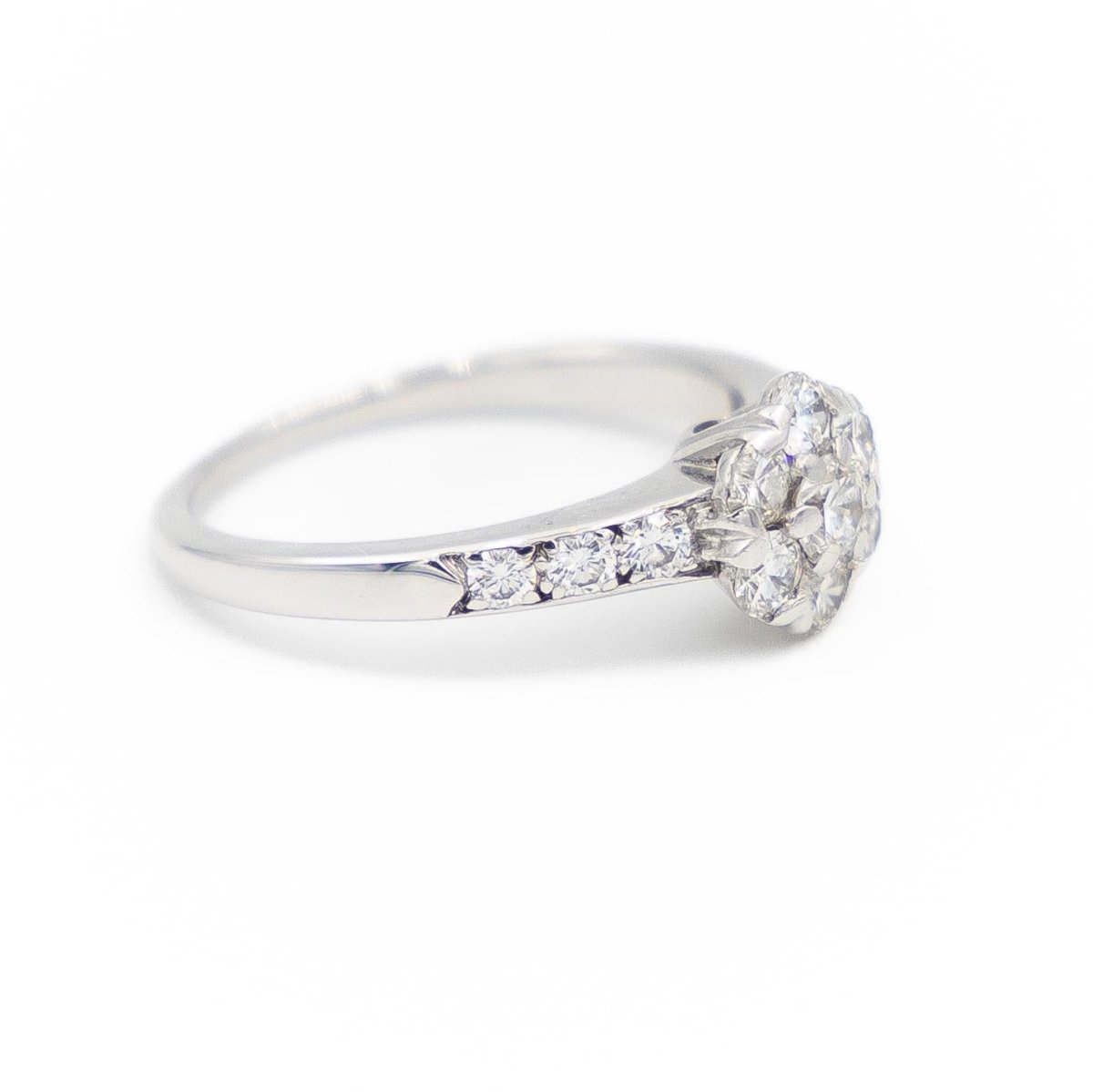 Van Cleef & Arpels Bague Fleurette Or blanc Diamant - Castafiore