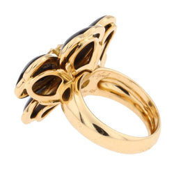 Van Cleef & Arpels Bague Rose de Noel Or jaune Diamant - Castafiore